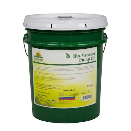 Vacuum Pump Oil, 10W-30, Pail, Yellow, 5 gal. MPN:84104