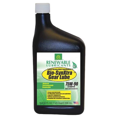 Gear Oil, 1 qt, Bottle, Light Golden MPN:82121