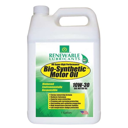 Engine Oil, 10W-30, Bio-Synthetic, 1 Gal. MPN:85173