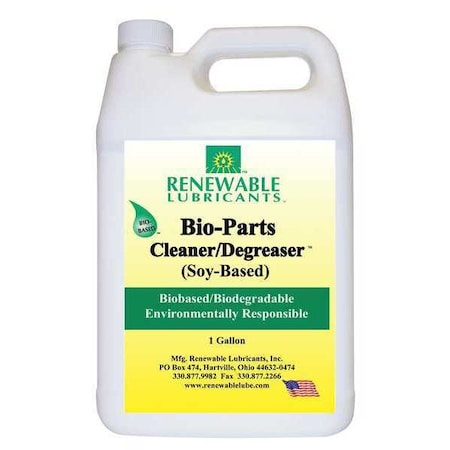 Bio-Parts Cleaner Degreaser, 1 gal Bottle, Ready To Use, Soy Based, MPN:86633