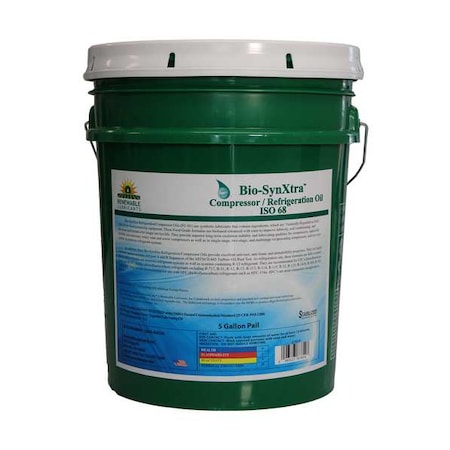 Refrigeration/Compressor Oil, 5 gal, Pail MPN:87854