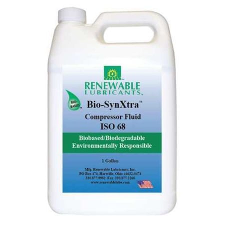 Compressor Oil, 1 gal, Bottle, 68 ISO Grade MPN:87953