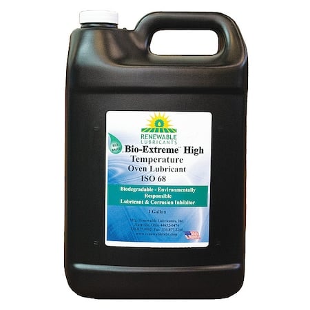 Chain & Wire Rope Lubricant, 1 gal, Jug, Vegetable Oil Base, 2, 000 Degrees F Max Op Temp, White MPN:81853
