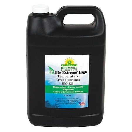 Chain & Wire Rope Lubricant, 1 gal, Jug, Vegetable Oil Base, 2, 000 Degrees F Max Op Temp, White MPN:81883