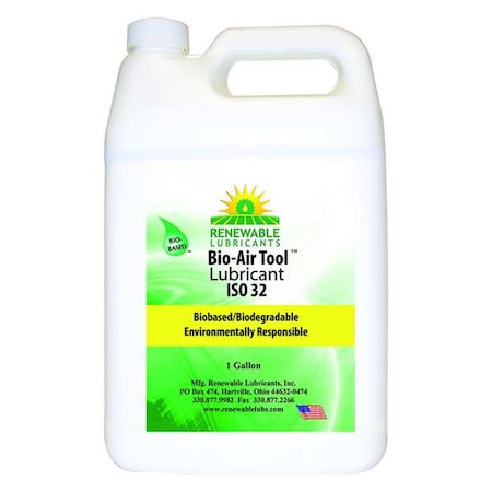 Lubricant, 1 gal, Jug, Vegetable Oil Base, 250 Degrees F Max Op Temp, Yellow MPN:83113