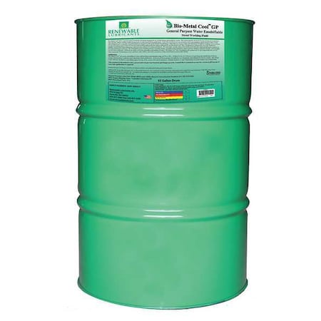 Cutting Oil, Tote, Yellow, 55 gal. MPN:86806