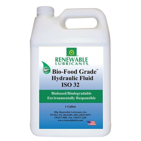 Bio-Food Grade Hydraulic Fluid, 1 gal., ISO 32 MPN:87123