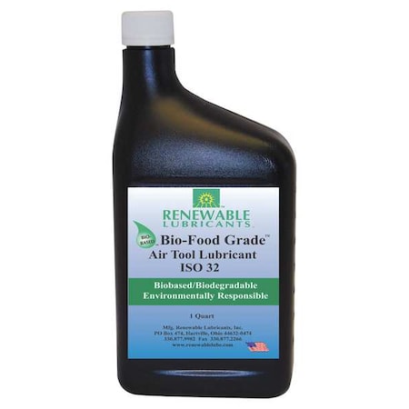Lubricant, 32 oz, Bottle, Vegetable Oil Base, 446 Degrees F Max Op Temp, Yellow MPN:87461