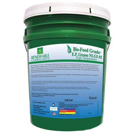 Food Grade EP Grease, 35 lb. MPN:87504