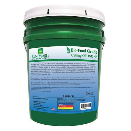 Cutting Oil, Pail, Yellow, 5 gal. MPN:88344