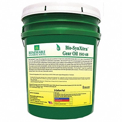 Biodegradable EP Gear Oil 5 Gal MPN:82414