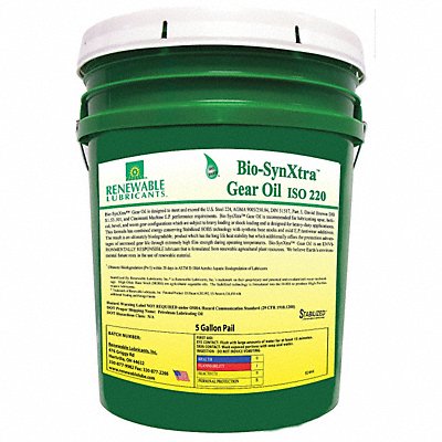 Biodegradable EP Gear Oil 5 Gal MPN:82444