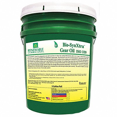 Biodegradable EP Gear Oil 5 Gal MPN:82454