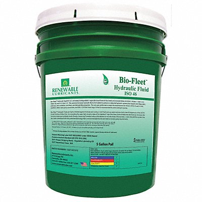 Biodegradable Hydraulic Oil 5 Gal ISO 46 MPN:80834
