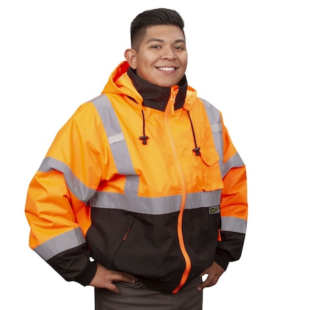 Bomber Jacket, w/Detachable Hood, Type R MPN:J201-5XL