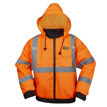Bomber Jacket, Orange, Class 3, Type R MPN:J220-2XL