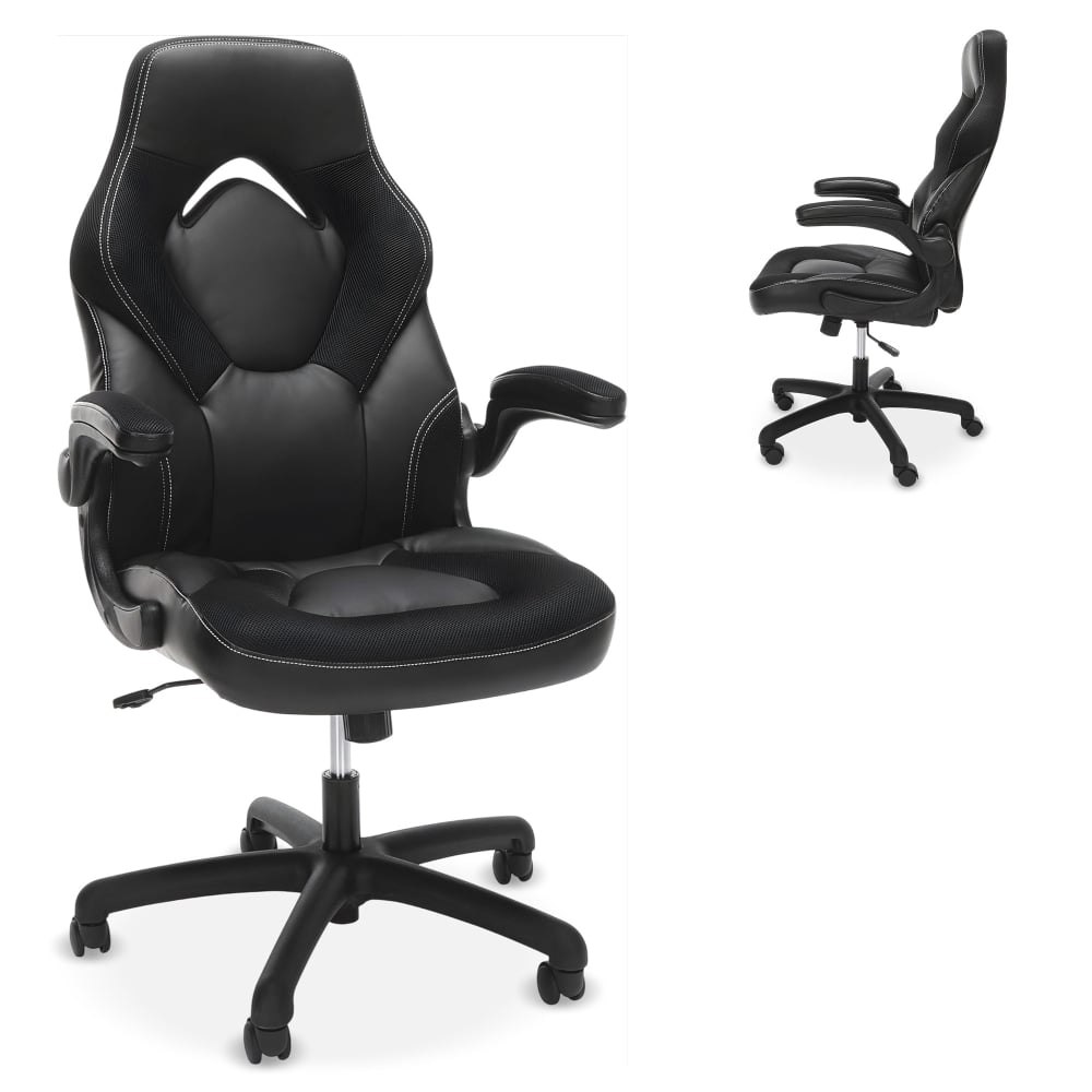 Respawn Racing Style Ergonomic Bonded Leather Computer Gaming Chair, Black MPN:RSP-3085-BLK