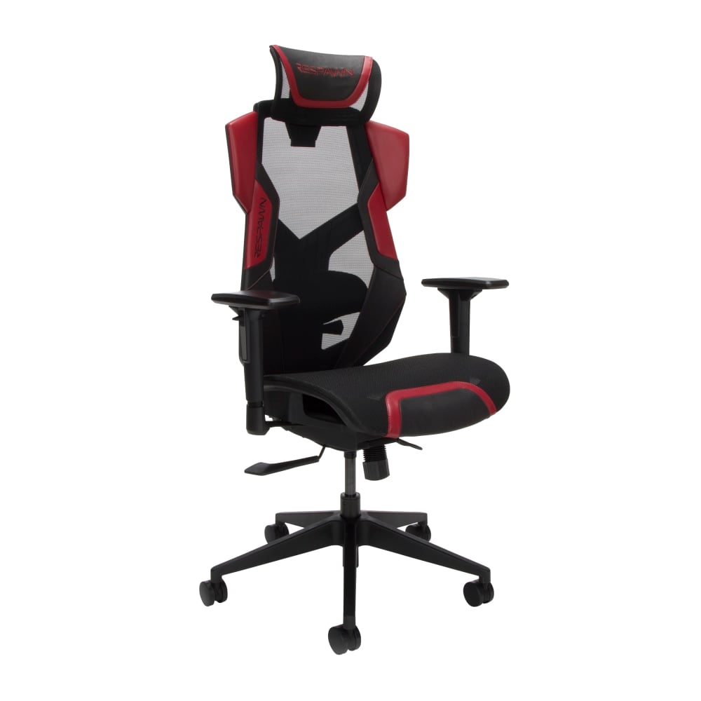 RESPAWN FLEXX Mesh Gaming Chair With Lumbar Support, Red, RSPPRMB03RED MPN:RSP-PRMB03-RED