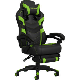 RESPAWN 110 Pro Gaming Chair Gaming Chair with Footrest Ergonomic Computer Desk Chair Green RSP-110V2-GRN