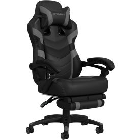 RESPAWN 110 Pro Gaming Chair Gaming Chair with Footrest Ergonomic Computer Desk Chair Grey RSP-110V2-GRY
