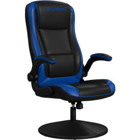 RESPAWN 800 Rocker Gaming Chair Floor High Back Recliner with Armrests Blue RSP-800-BLU
