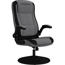 RESPAWN 800 Rocker Gaming Chair Floor High Back Recliner with Armrests Gray Fabric RSP-800F-GRY