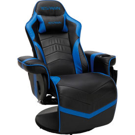 RESPAWN 900 Gaming Recliner Reclining Gaming Chair with Footrest Gaming Chair Recliner Blue RSP-900-BLU