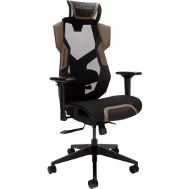 RESPAWN FLEXX Mesh Gaming Chair With Lumbar Support Adjustable Headrest - Brown RSP-PRMB03-BRN