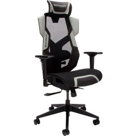 RESPAWN FLEXX Mesh Gaming Chair With Lumbar Support Adjustable Headrest - Grey RSP-PRMB03-GRY