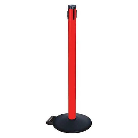 Belt Barrier Rcvr. Post, Red, Cast Iron MPN:305PRD-RCV