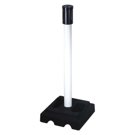 Outdoor PVC Post, Receiver/No Belt MPN:322PWH-RCV