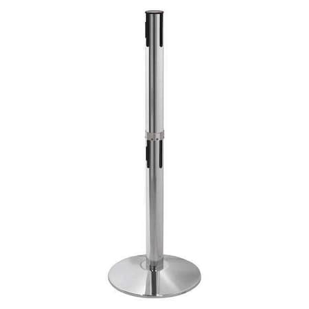 Belt Barrier Receiver Post, 14in Base dia MPN:330DPAPC-RCV
