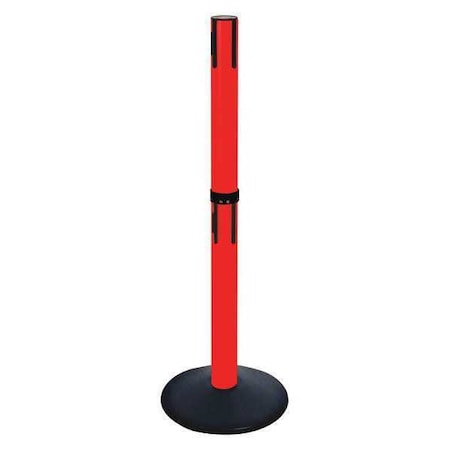 Belt Barrier Rcvr. Post, Red, Cast Iron MPN:331DPRD-RCV
