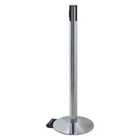 Belt Barrier Receiver Post, Wheels, 40in H MPN:334PAPC-RCV