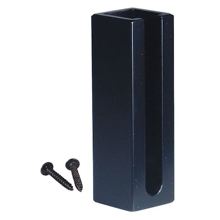 Wall Mount Receiver, 3 1/4 in Height, 0.1 lb, Black MPN:HDRE