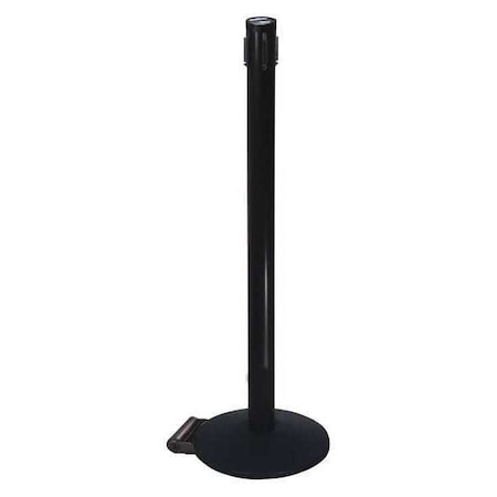 Single Belt Receiver Post, 40in.H, Black MPN:PM412-30BA-RCV