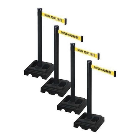 Barrier Systems, 10 ft Length, 40 in Post Height, No Legend MPN:PSBA302PSB-CAU