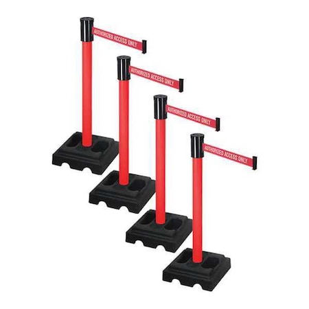 Barrier Systems, 15 ft Length, 37 in Post Height, Authorized Access Only MPN:PSBA322PRD-AAO