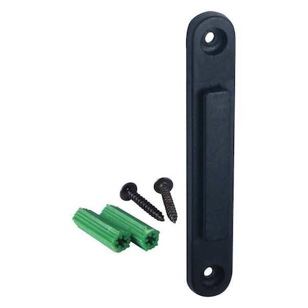 Wall Mount Receiver, Plastic, 3 1/4 in Height, 0.1 lb, Black MPN:RE