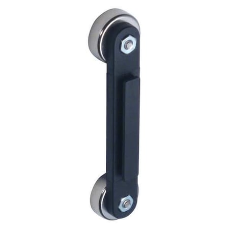 Receiver With Magnet, Plastic, 3 1/4 in Height, 3/8 in Length, 0.1 lb, Black MPN:RE-M