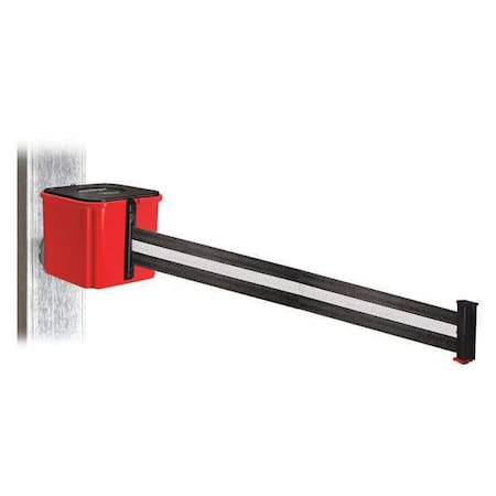 Belt Barrier, Red, Hose Clamp Mount MPN:WH412RD15-BW-MM