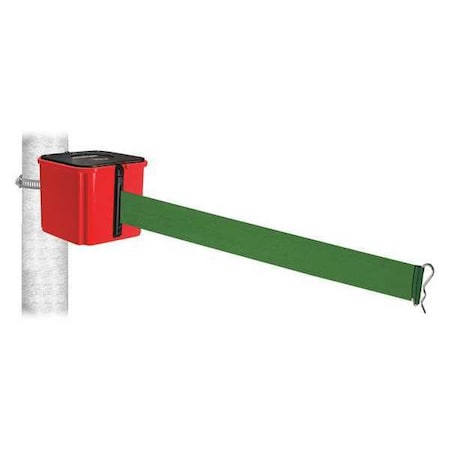 Belt Barrier, Hose Clamp Mount, Green Belt MPN:WH412RD20-GN-HC