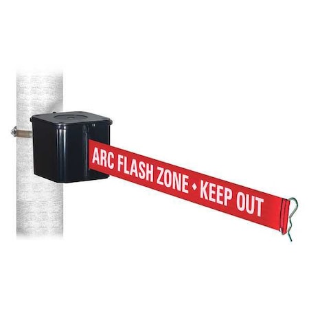 Retractable Belt Barrier, Red/White MPN:WH412SB15-ARC-HC