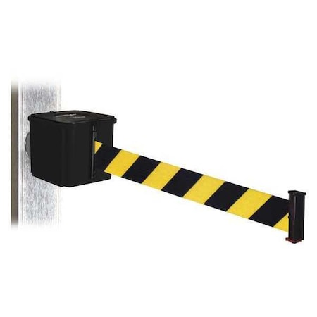 Belt Barrier, Magnet, Blk/Ylw Belt, 15ft. L MPN:WH412SB15-BYD-MM