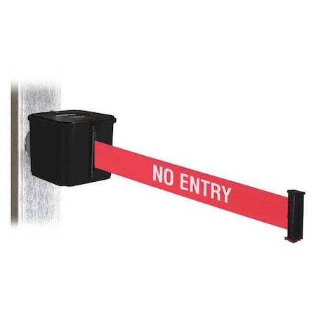 Belt Barrier, 4 in. H, Red/White Text Belt MPN:WH412SB30-NE-MM