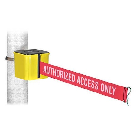 Retractable Belt Barrier, Yellow, 15 ft. MPN:WH412YW15-AAO-HC