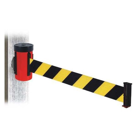 Belt Barrier, Red, Magnet, Black/Ylw Belt MPN:WH700RD-BYD-MM