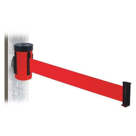 Belt Barrier, Red, Magnet, Red Belt, 10ft. L MPN:WH700RD-RD-MM