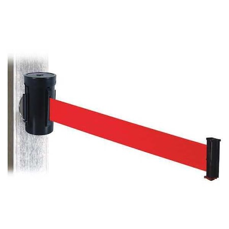 Belt Barrier, Blk, Magnet, Red Belt, 10ft. L MPN:WH700SB-RD-MM