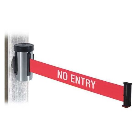 Belt Barrier, Satin SS, Rd/White Text Belt MPN:WH700SS-NE-MM